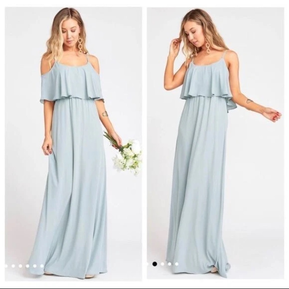 Show Me Your Mumu Caitlin Convertible Ruffle Maxi Dress